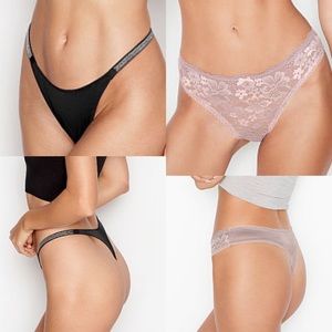 NWT Victoria’s Secret Thong Bundle